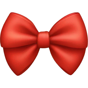 red bow emoji