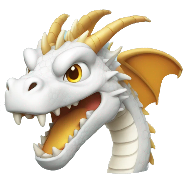 Dragon blanc emoji