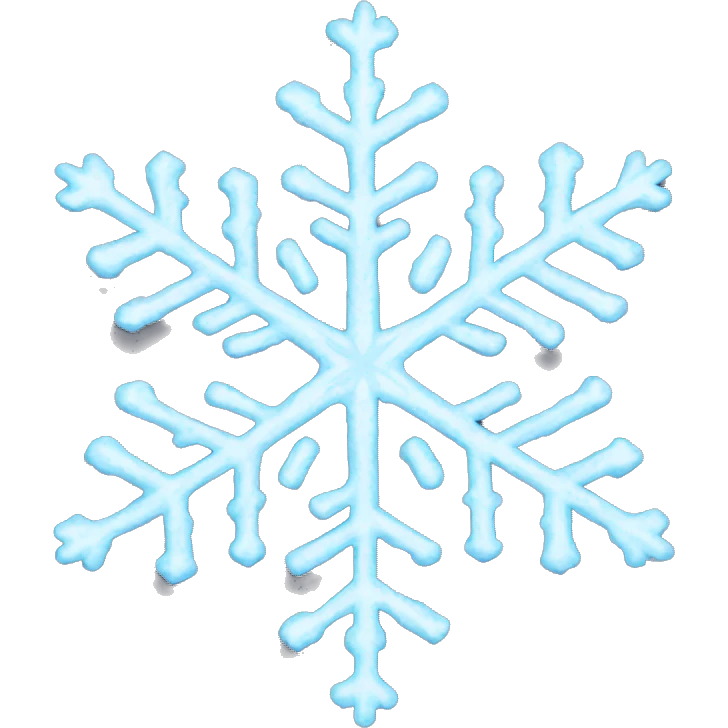 Snowflakes  emoji