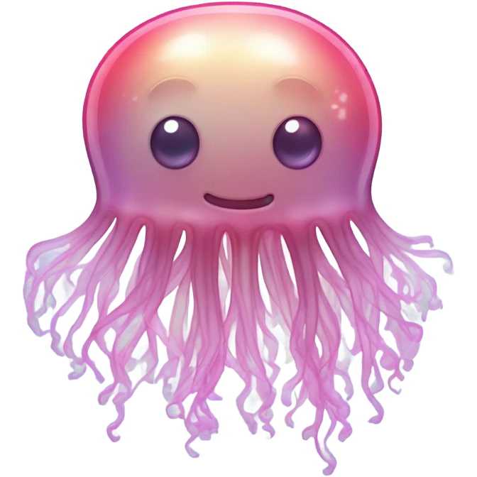 Heart jellyfish emoji