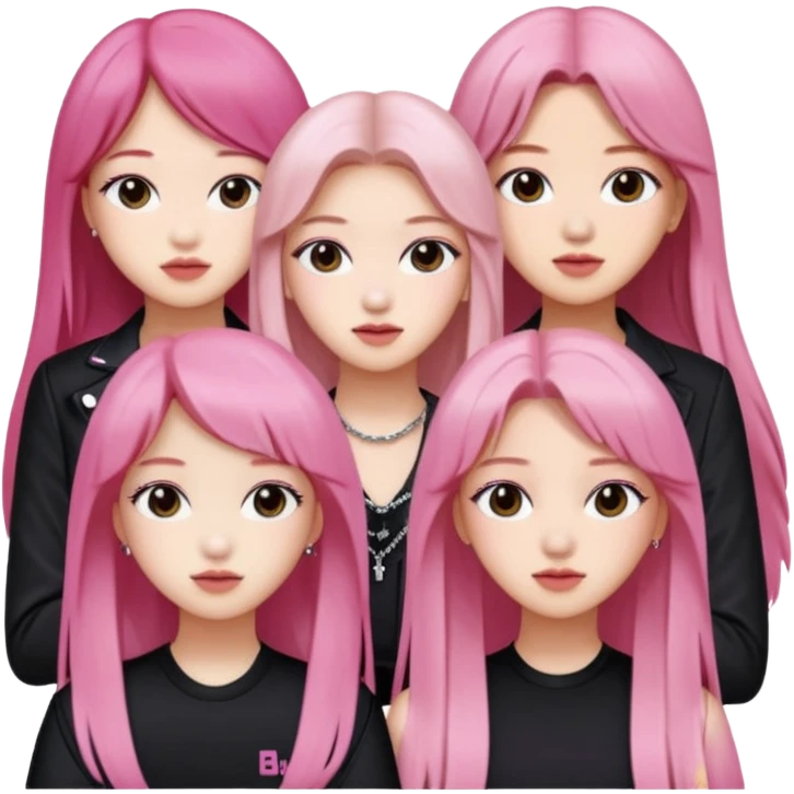BLACKPINK 4 people emoji