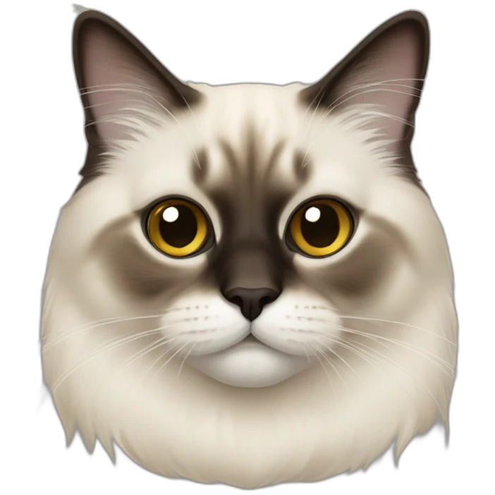 Birman cat emoji