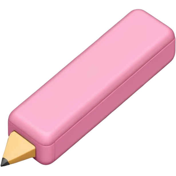 classic pencil eraser emoji