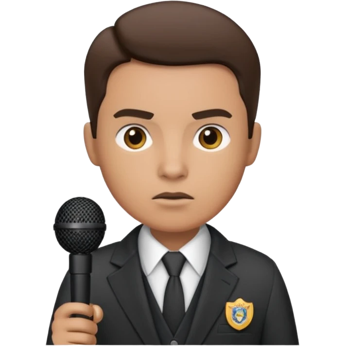 field reporter from News channel emoji