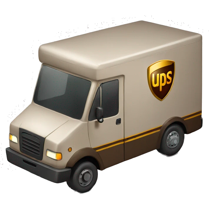 UPS truck emoji