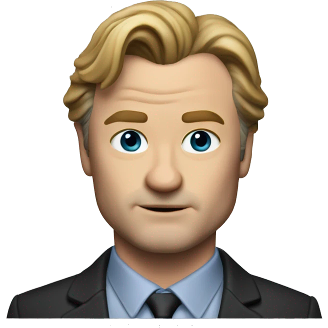 Professional ID photo of Christopher Nolan emoji