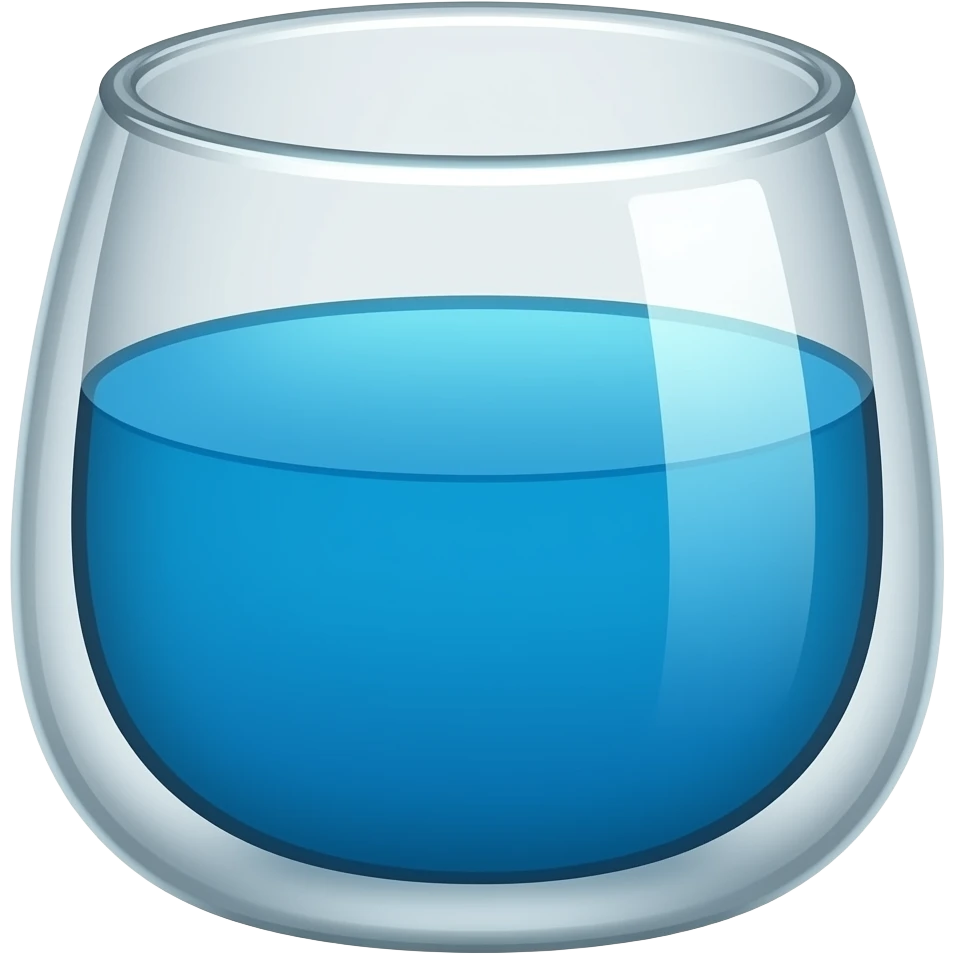 Té  de color azul el té  la agua de color intenso el azul emoji