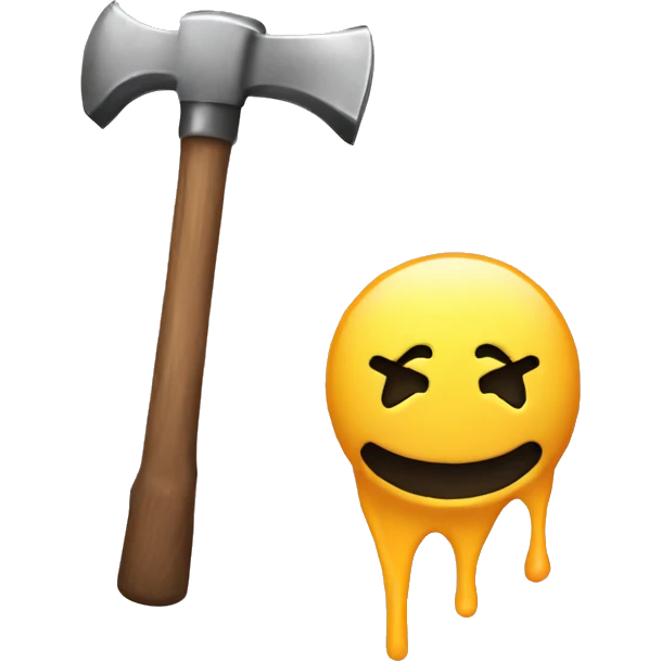 Hammer and sick emoji