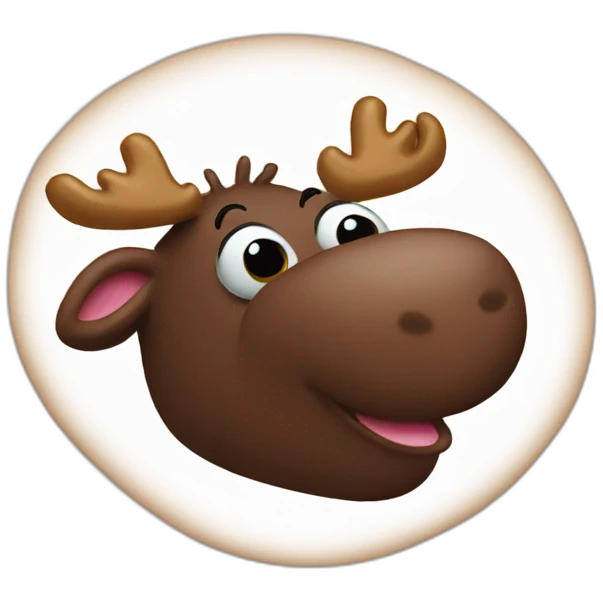 chocolate moose emoji