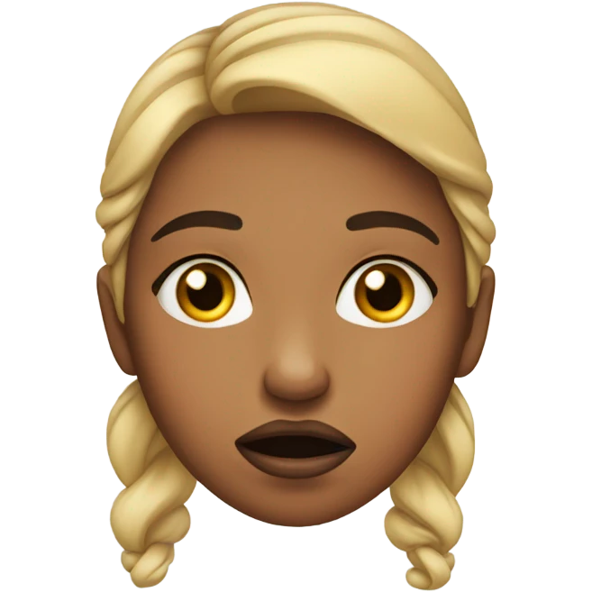 crying makeup girl emoji