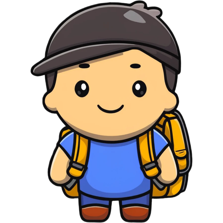 Hotel room booking problem with tired traveler emoji