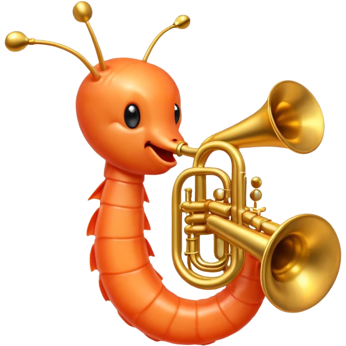 🎺🦐 emoji
