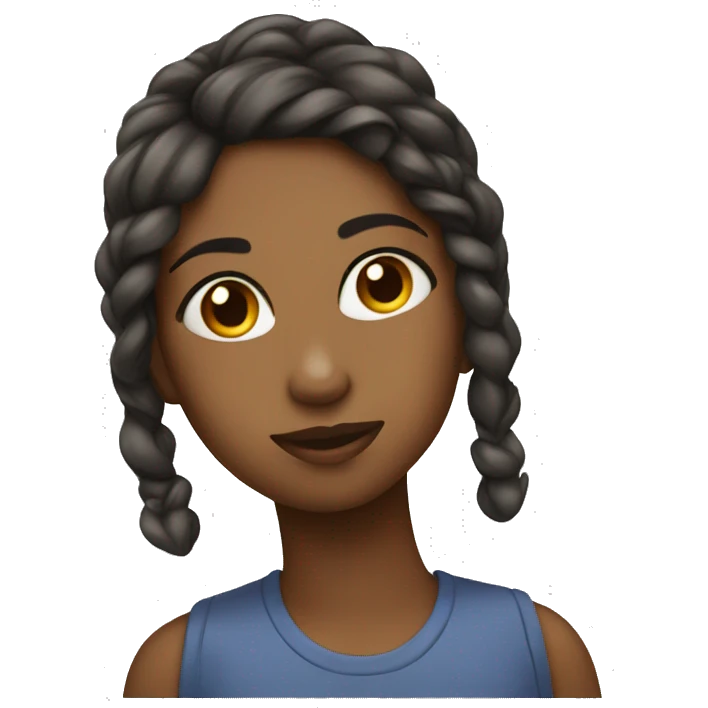 a girl with a sign tamar emoji