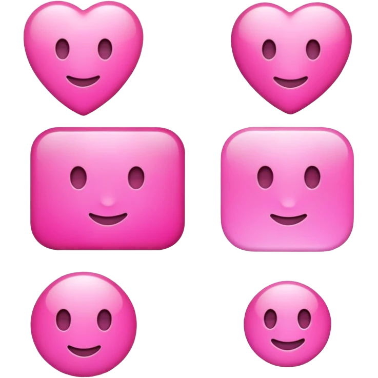 Pink ok emoji