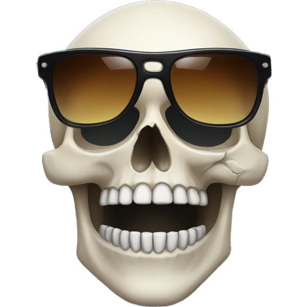 skull with sunglasses emoji