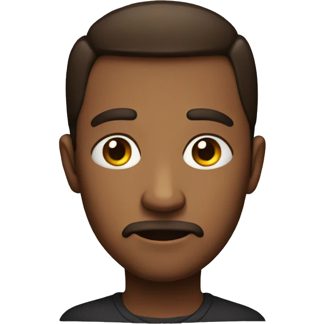 Emoji doing side eye serious  emoji
