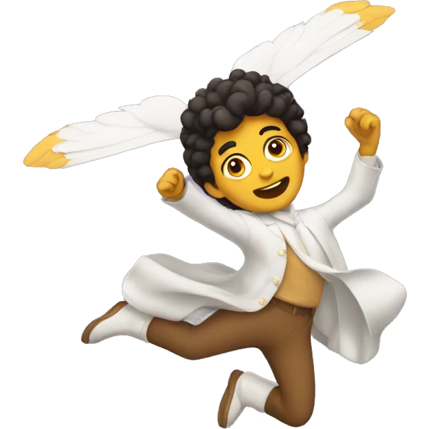 they are flying emoji