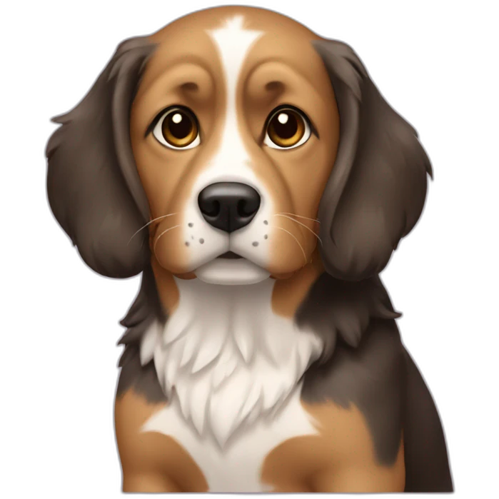 Chien terre neuve emoji