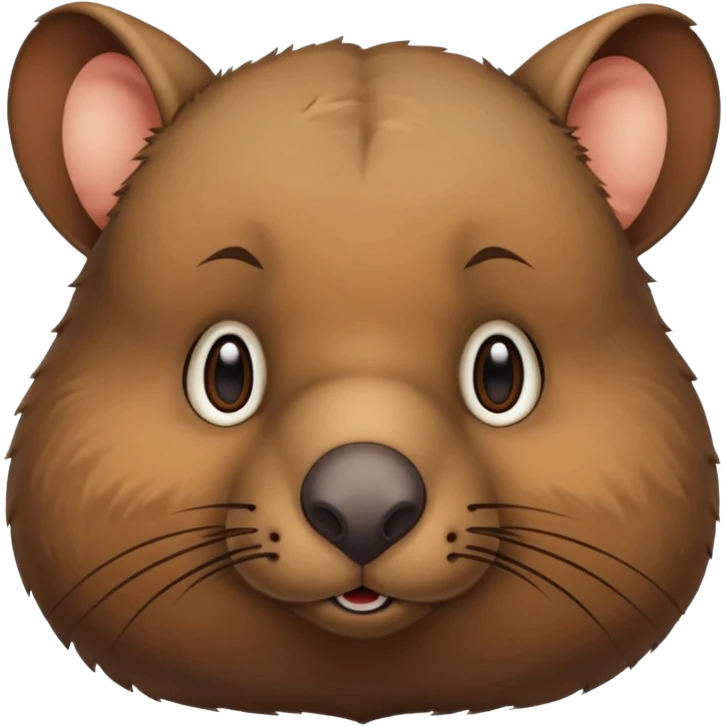 Hairy-nosed wombat emoji