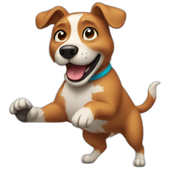 dancing dog emoji