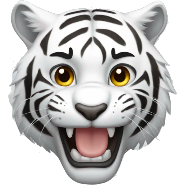 White tiger emoji
