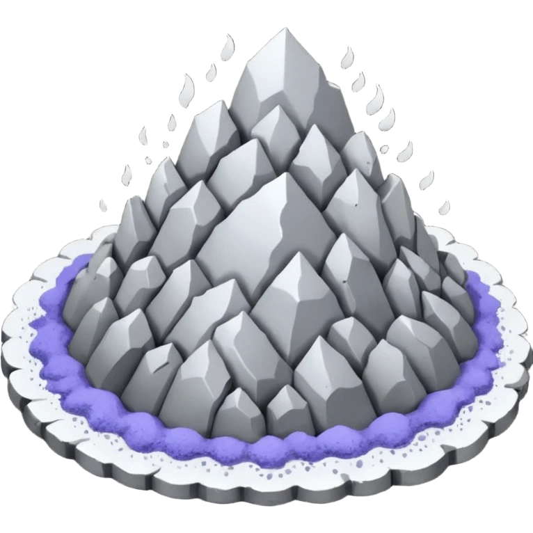 a pile of ashes emoji