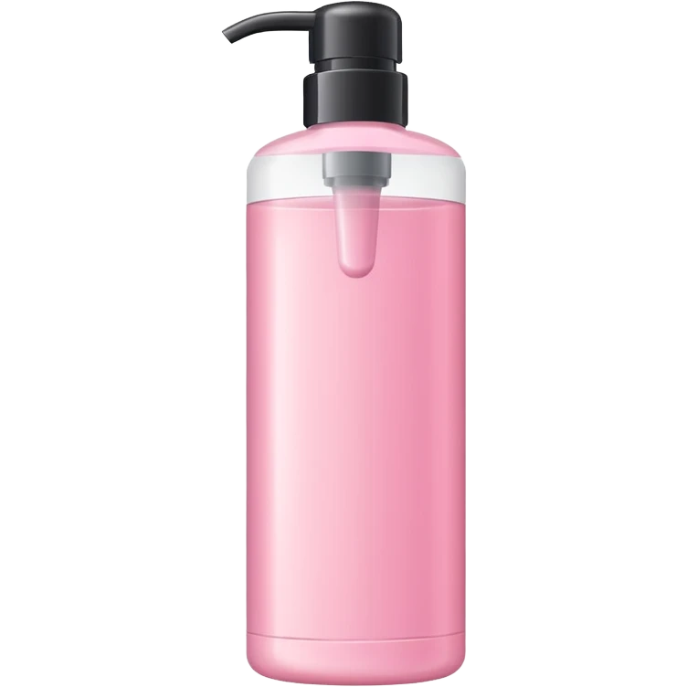 light pink shampoo bottle emoji