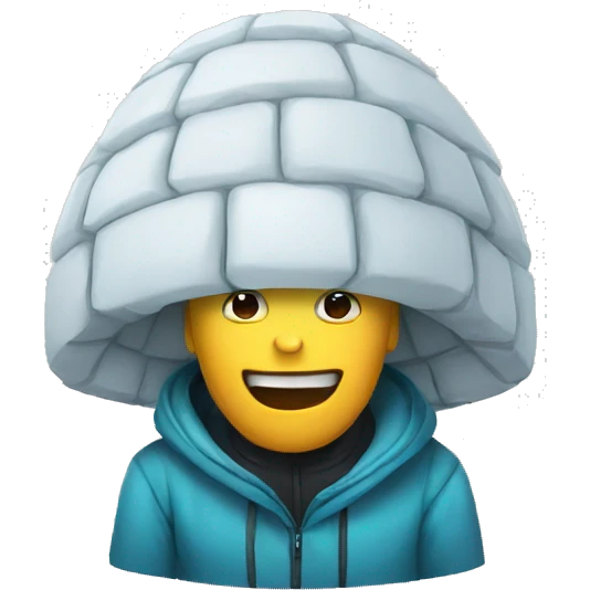 igloo + hacker emoji