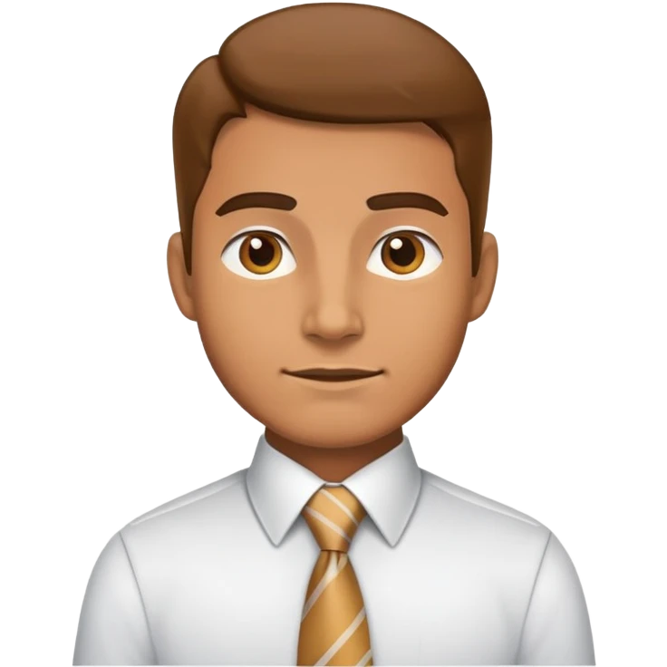 man tie proud emoji