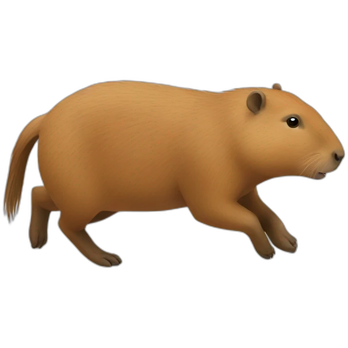 capybara-running emoji