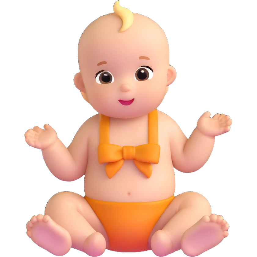 adorable baby emoji