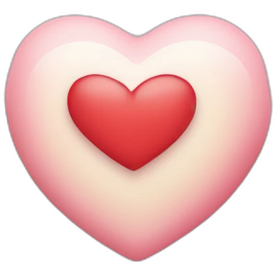 cœur sur un cœur emoji