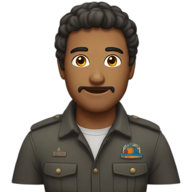 homme ayant tres peur emoji