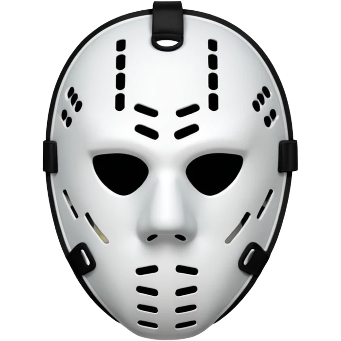Masque de hockey de kanye west emoji
