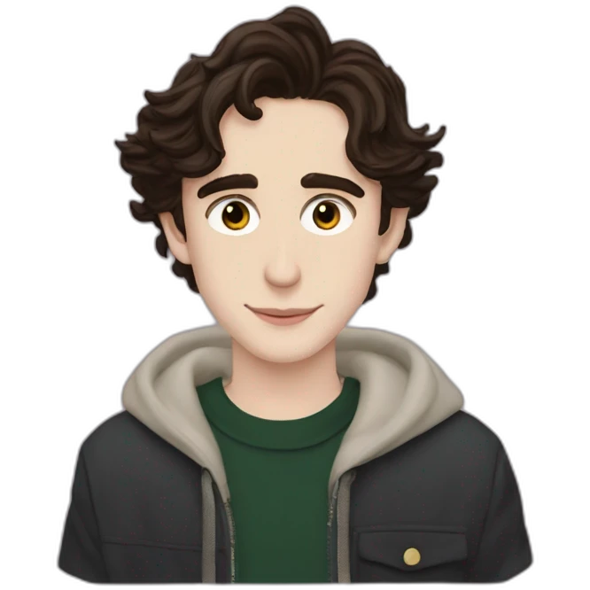 Timothée chalamet hearthands emoji