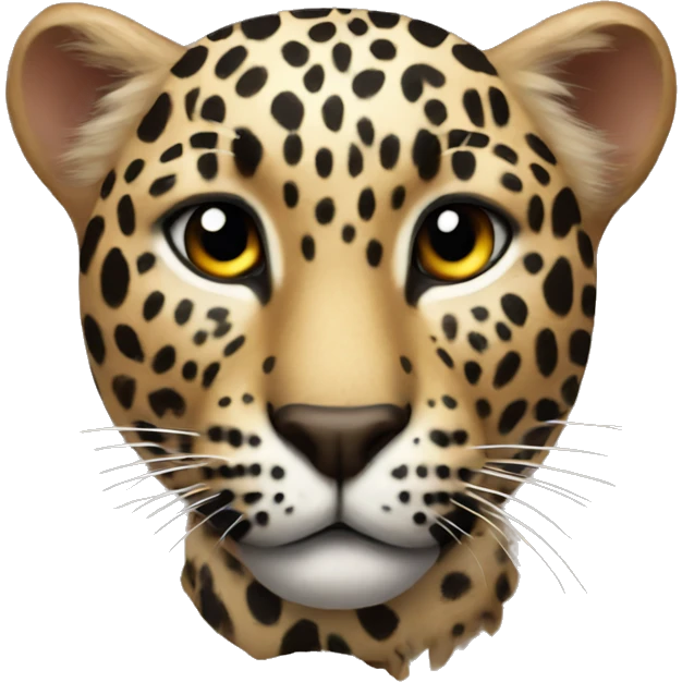 Leopard heart emoji