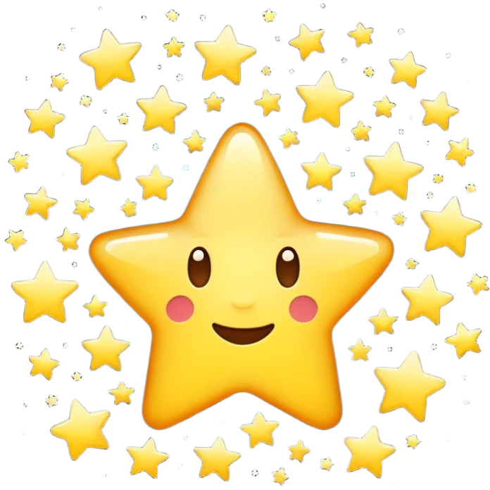 White stars emoji
