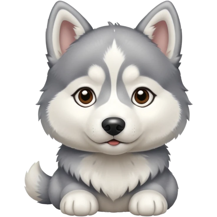 husky puppy emoji