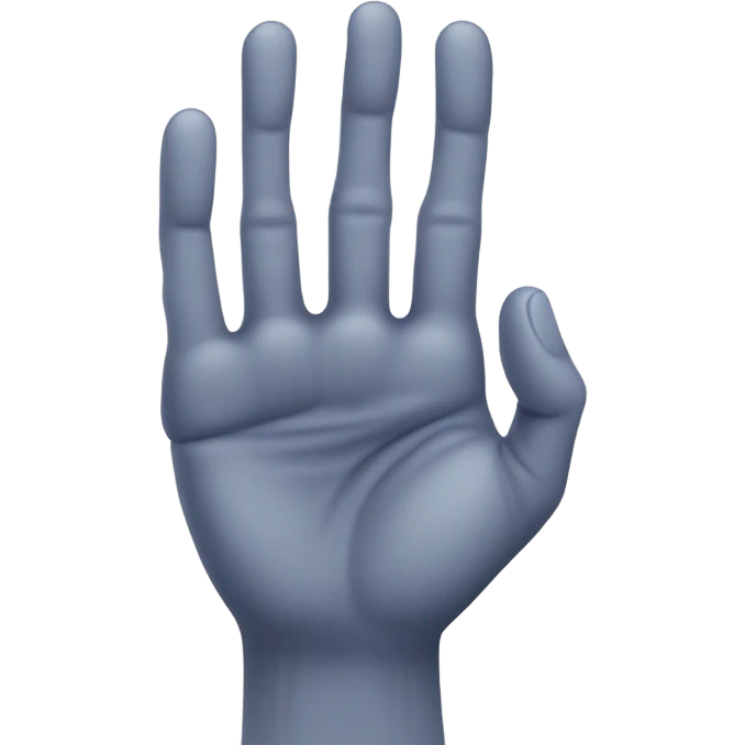 four fingers emoji