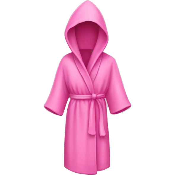 Pink robe emoji