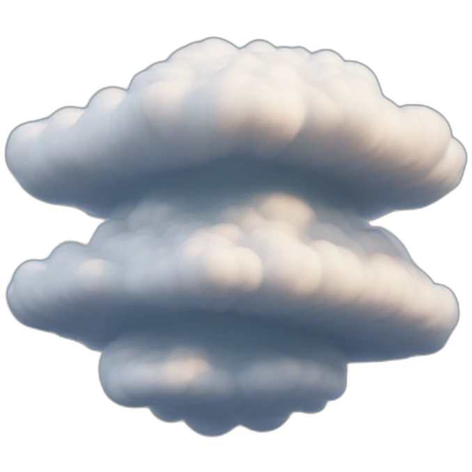 Lenticular clouds emoji