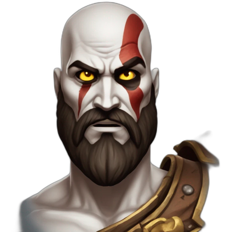 Kratos, the ghost of sparta from God Of War emoji
