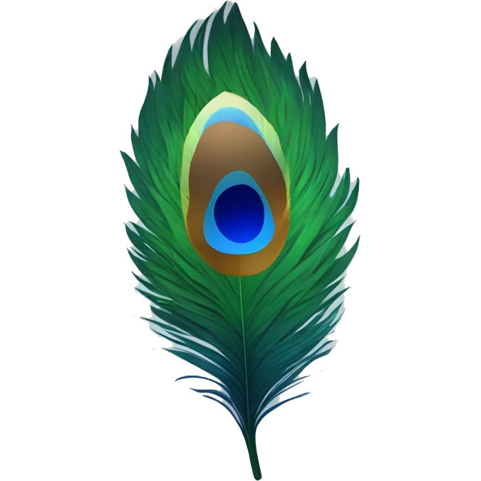 peacock feather emoji