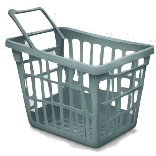 empty grocery basket emoji