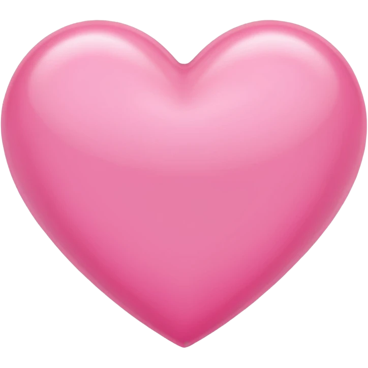 A pink heart design by ribon emoji