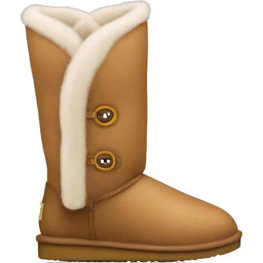 cozy uggs light brown emoji