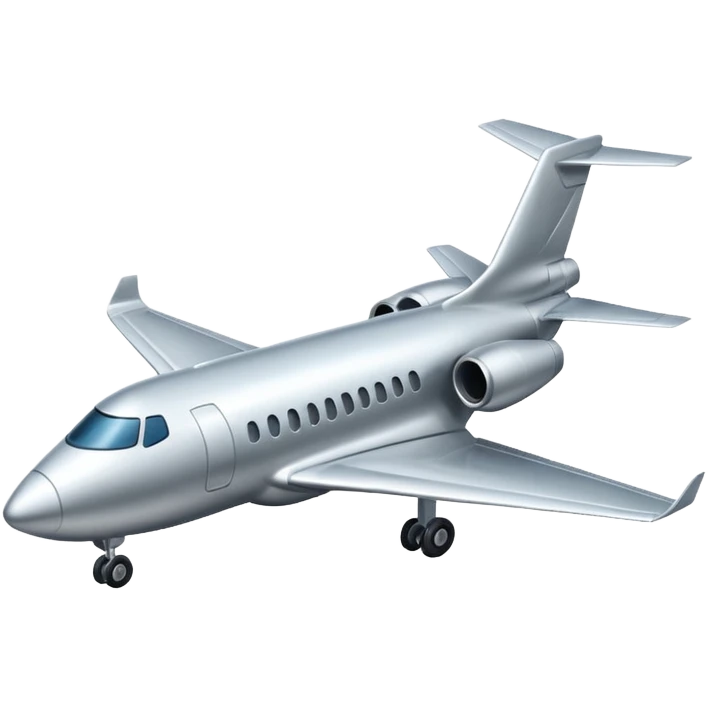 Un avion jet emoji