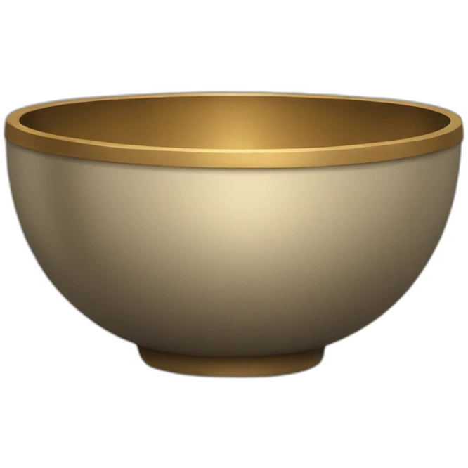Singing bowl emoji