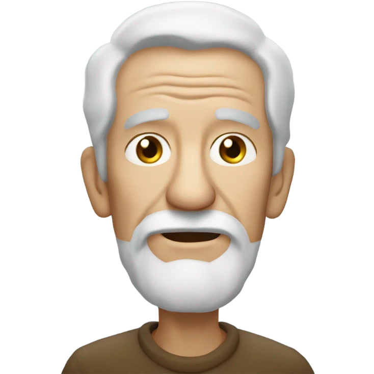Blizzard cold old man emoji