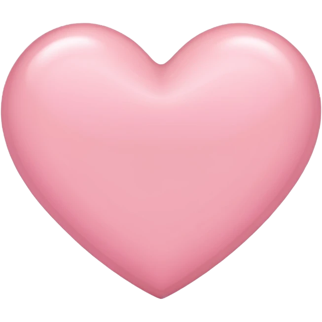 light pink heart  emoji